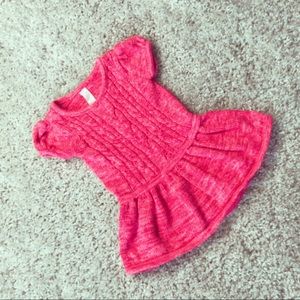 Pink Knit Tunic 18 Months Cherokee